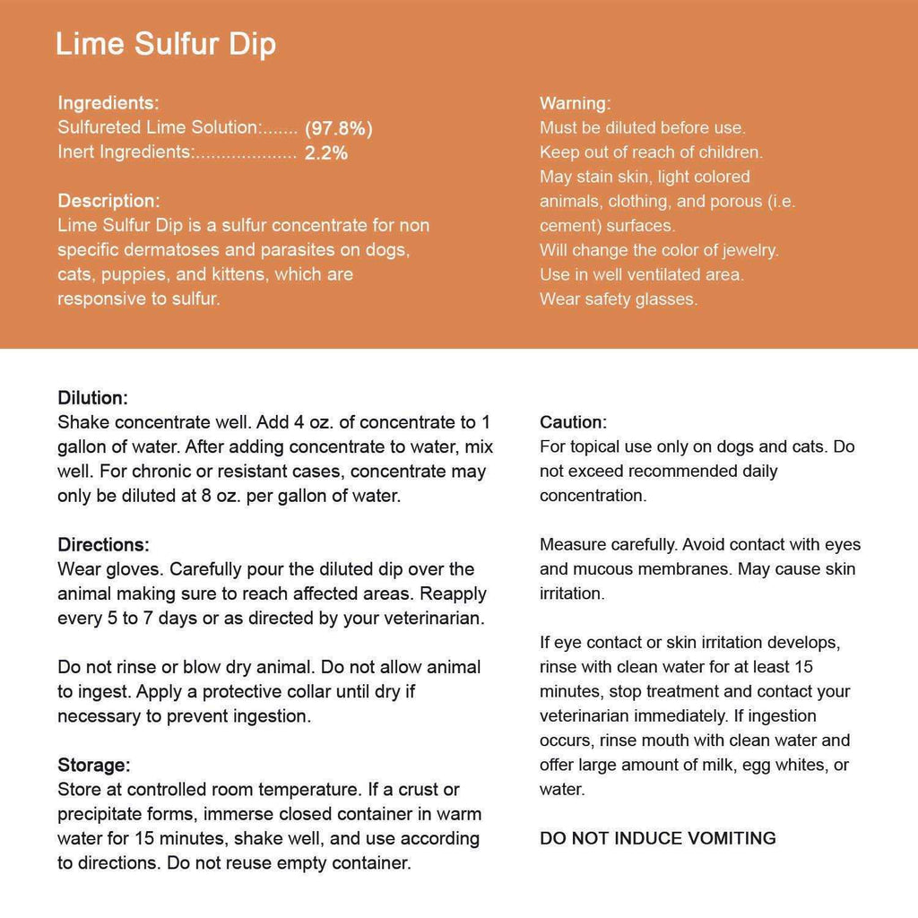 Lime Sulfur Dip X31854