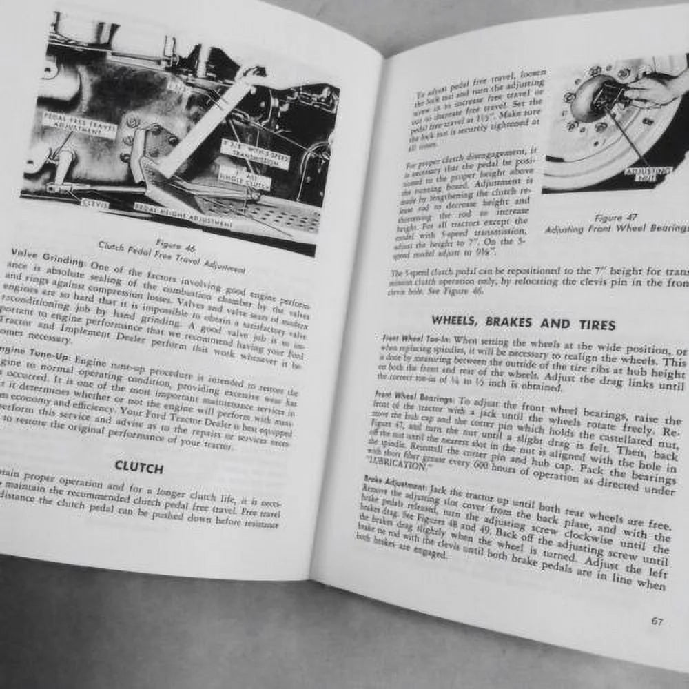 Tractor Owners Operators Manual J52837