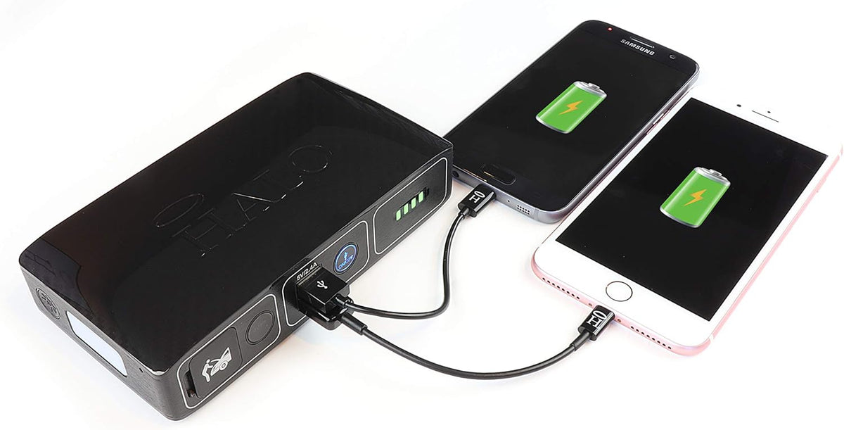 Mint Ombre Car Jump Starter with 2 USB Ports R3626