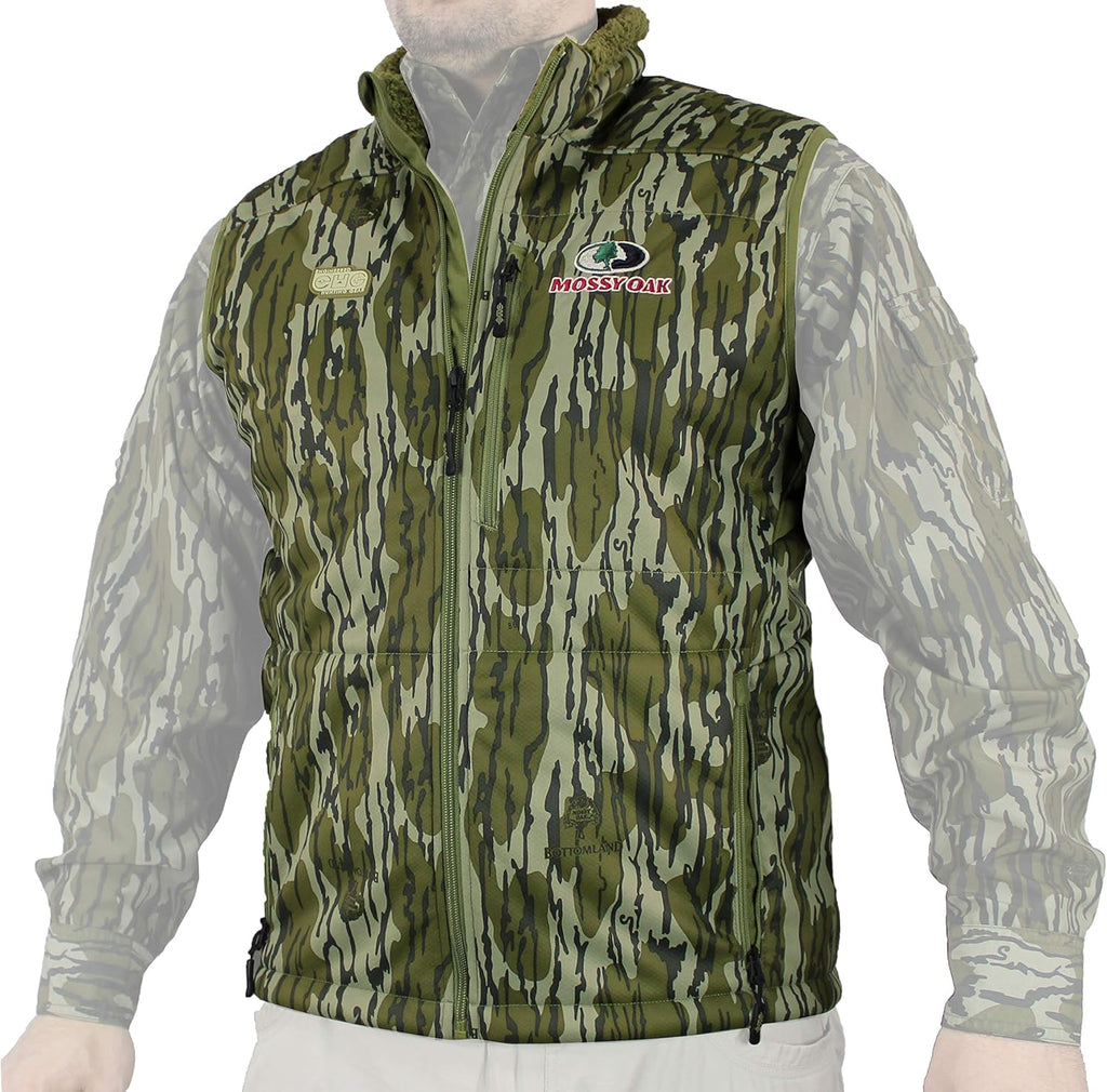 Camo Berber Fleece Lined Hunting Vest I15836