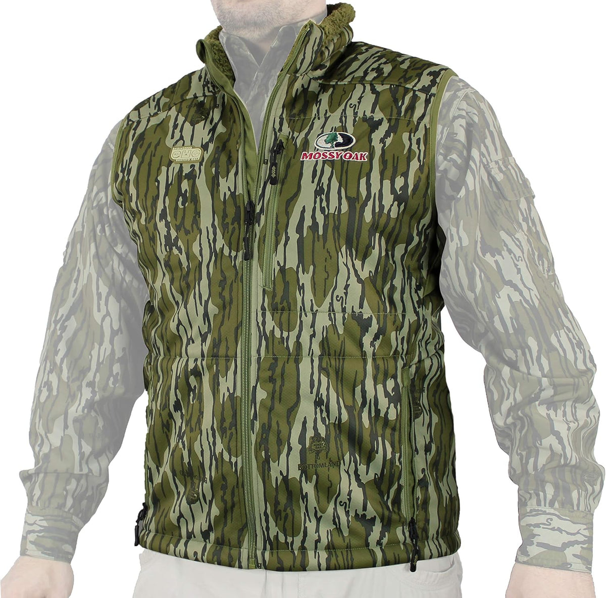 Camo Berber Fleece Lined Hunting Vest I15836