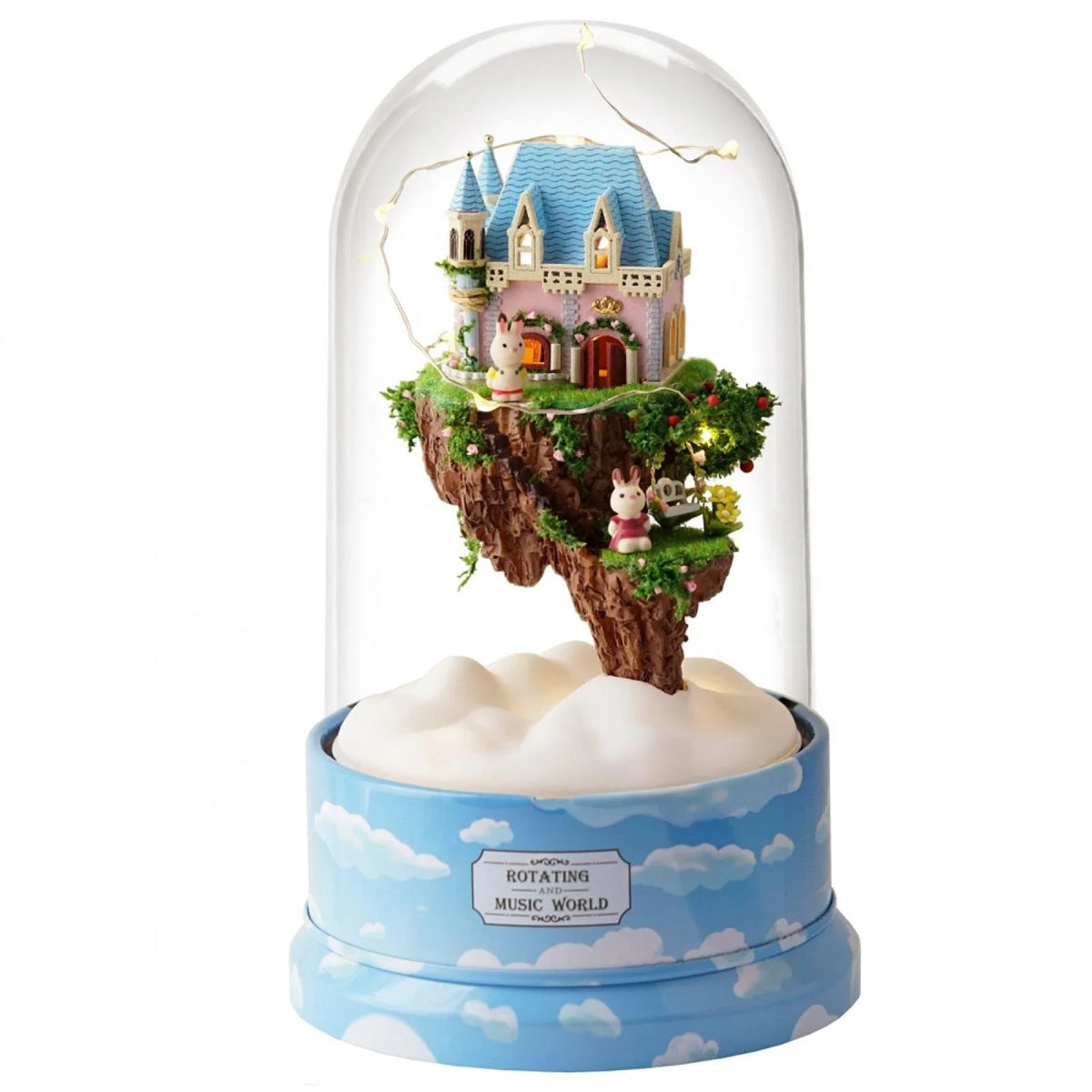 Dollhouse Miniature Model with Dust Cover Music Box U54086