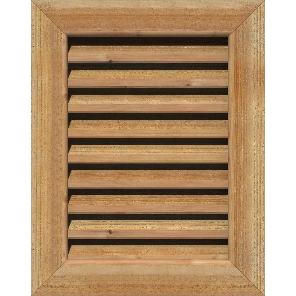 Unfinished Functional Rough Vertical Gable Vent J788