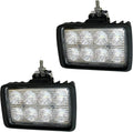 12V 80W LED Skid Steer Headlight Kit Flood Light H348