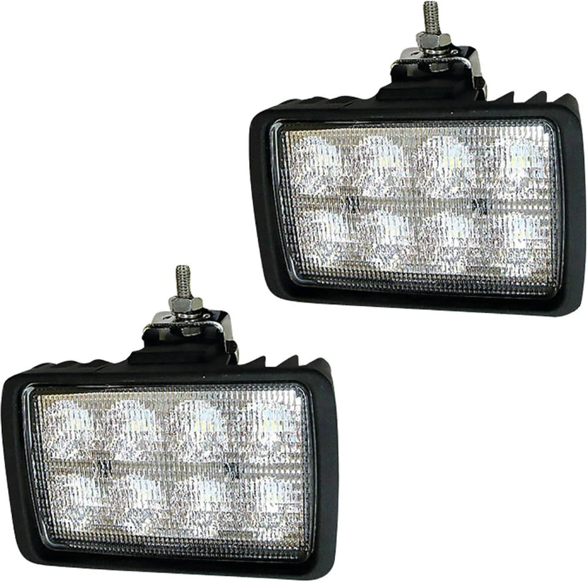 12V 80W LED Skid Steer Headlight Kit Flood Light H348