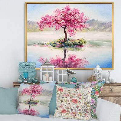 Gold Floater Frame Canvas Painting D761133