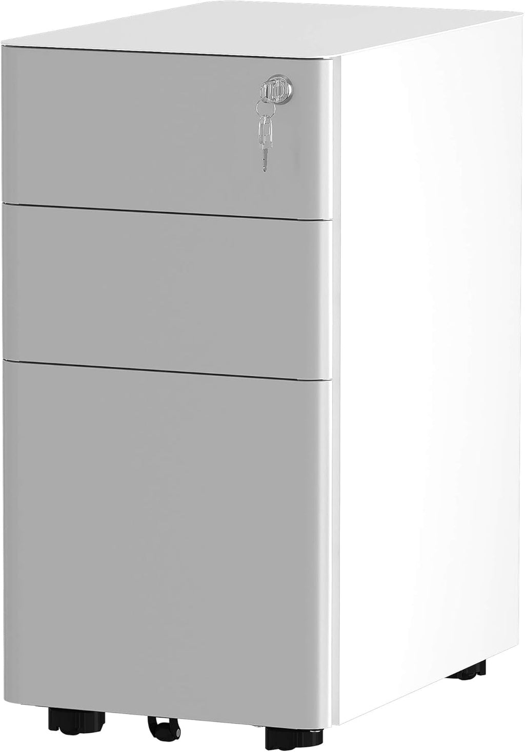 Black 3-Drawer Metal Filing Cabinet G846341