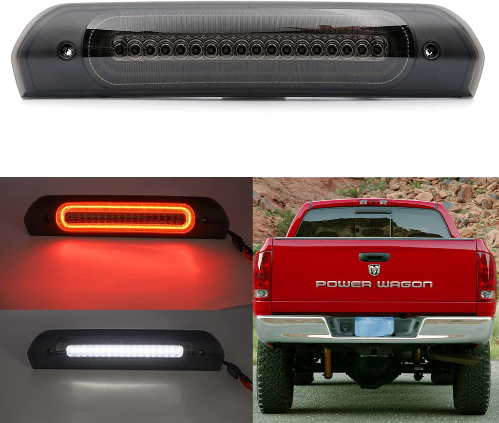Smoked Lens Red LED Third Brake Light for Dodge RAM 1500 2500 3500 V773767
