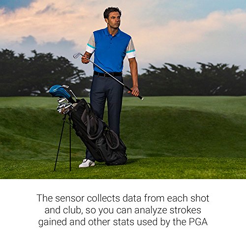 Golf Smartwatch with 1.3" Color Touchscreen and Scratch-Resistant Ceramic Bezel W4574