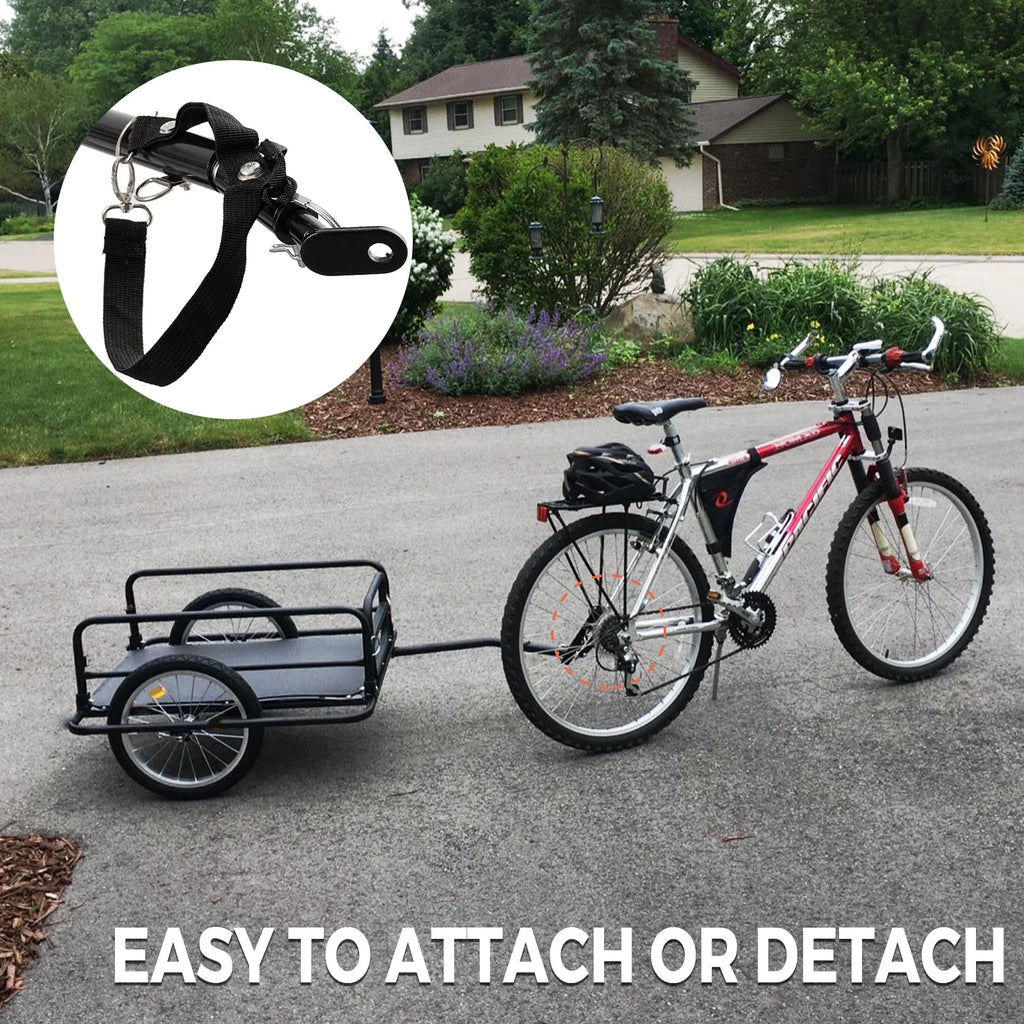 Foldable Bike Cargo Trailer with 16'' Wheels I7417