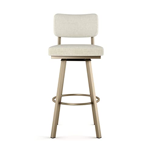 Shiny Charcoal Grey PVC Swivel Bar Stool A8765