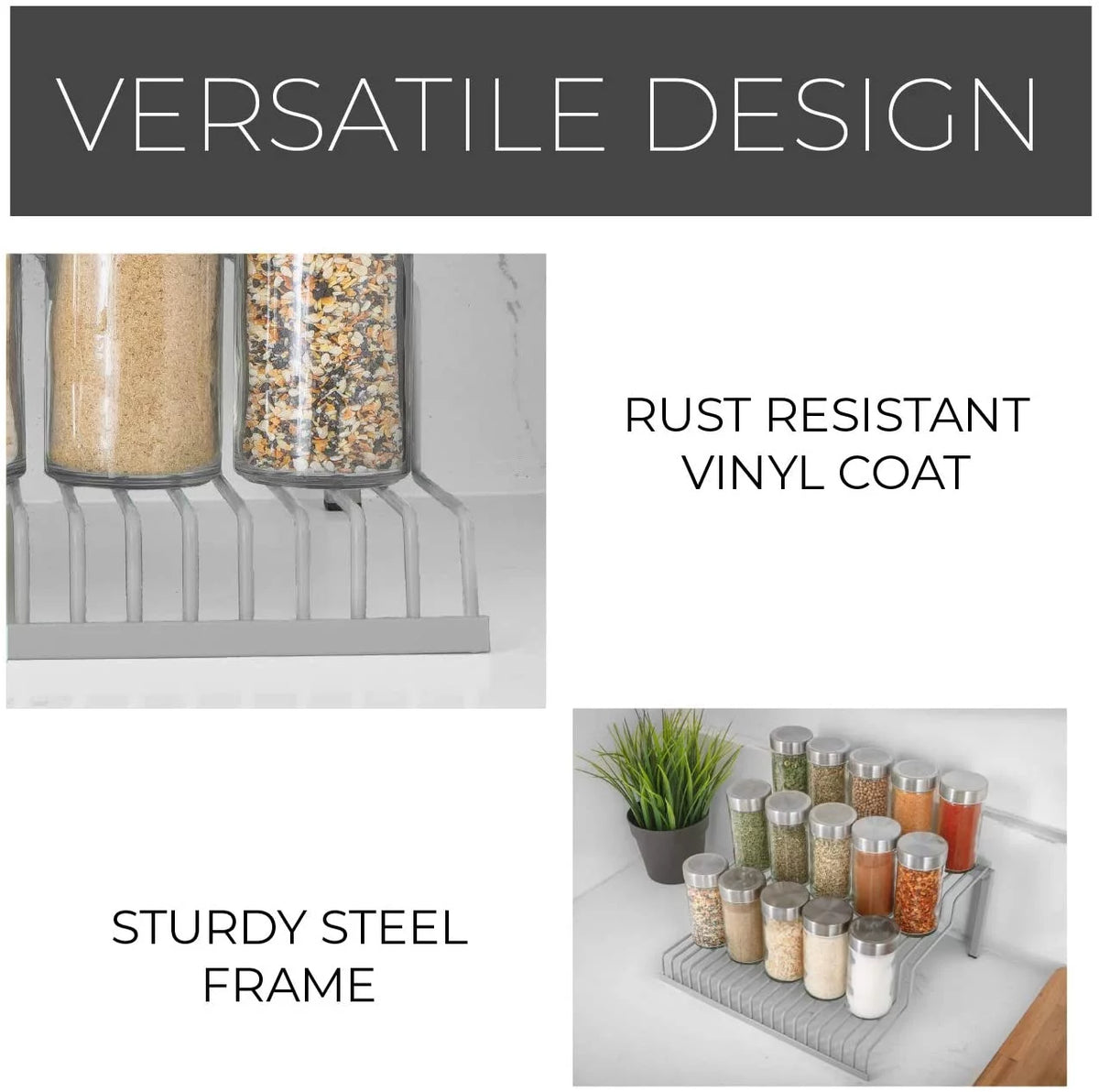 3-Tier Steel Wire Spice Rack Organizer U388640