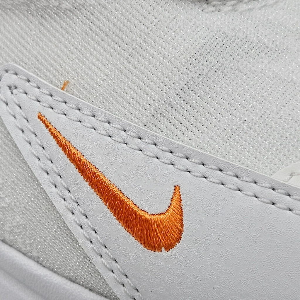 White Orange Basketball Sneaker E25900
