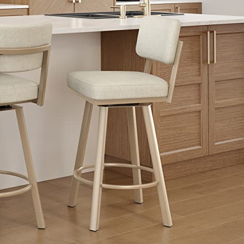 Shiny Charcoal Grey PVC Swivel Bar Stool A8765