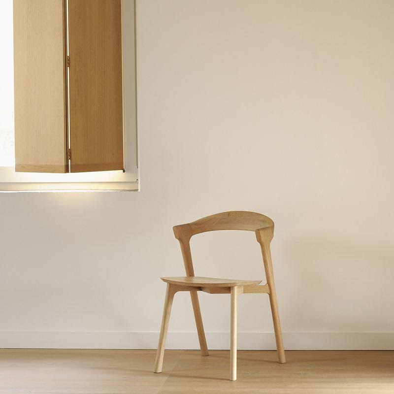 Oak Black Bok Dining Chair W858