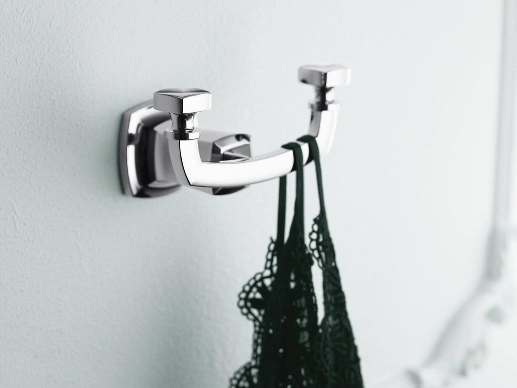 Double Robe Hook in Vibrant Brushed Bronze F79239
