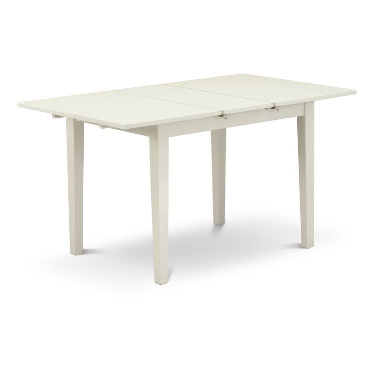 3-Piece White Dining Set with Slatted Chairs L60729