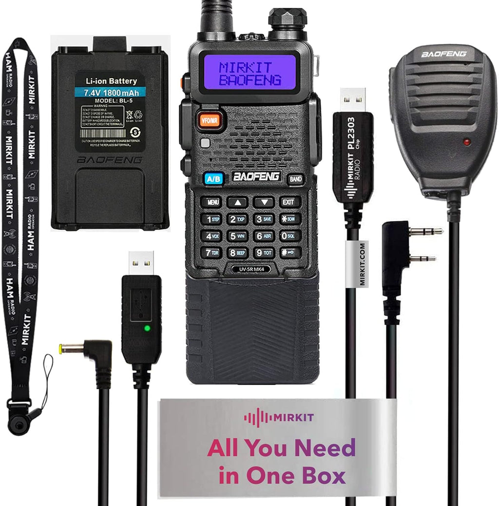 8 Watt Max Power Handheld Ham Radio with 3800 mAh V201784