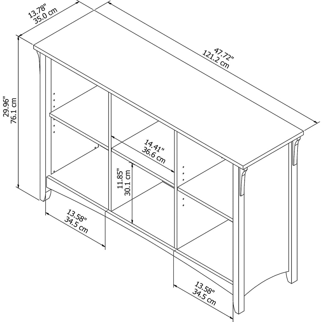 Gray 6-Cube Organizer P2722