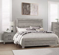 California King Size Bed and 2 Nightstands 3pc Set H9266