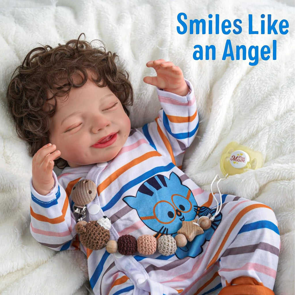 20-Inch Soft Body Reborn Baby Dolls with Toy Accessories O64845