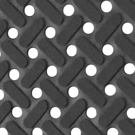 Black Nitrile Non-Slip Rubber Mat I710112
