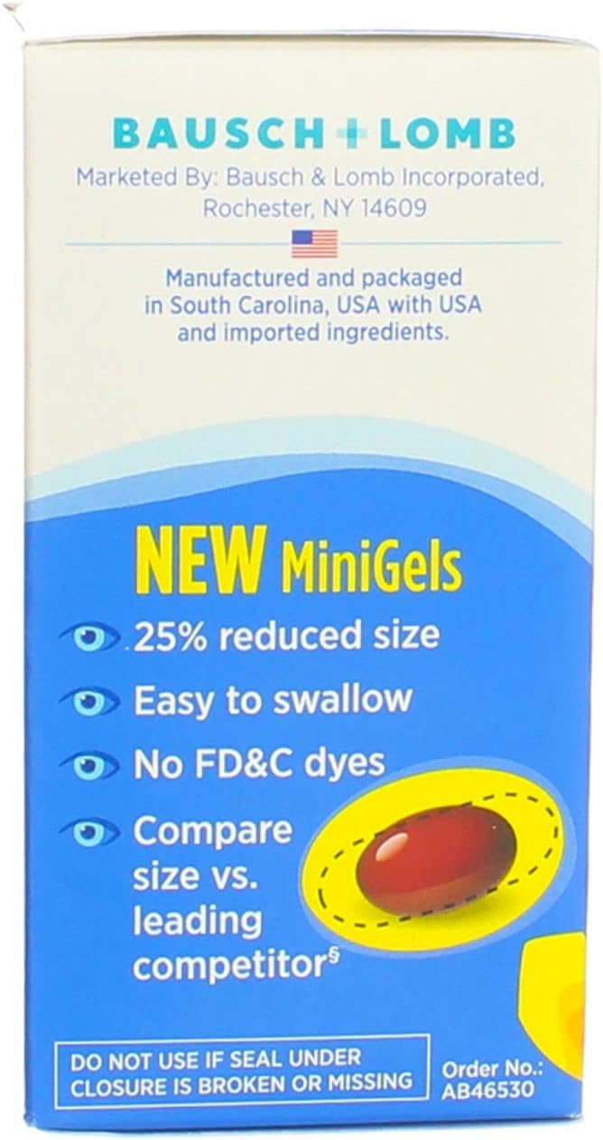 50 ea Pack of 4 Eye Vitamin & Mineral Softgels F657695