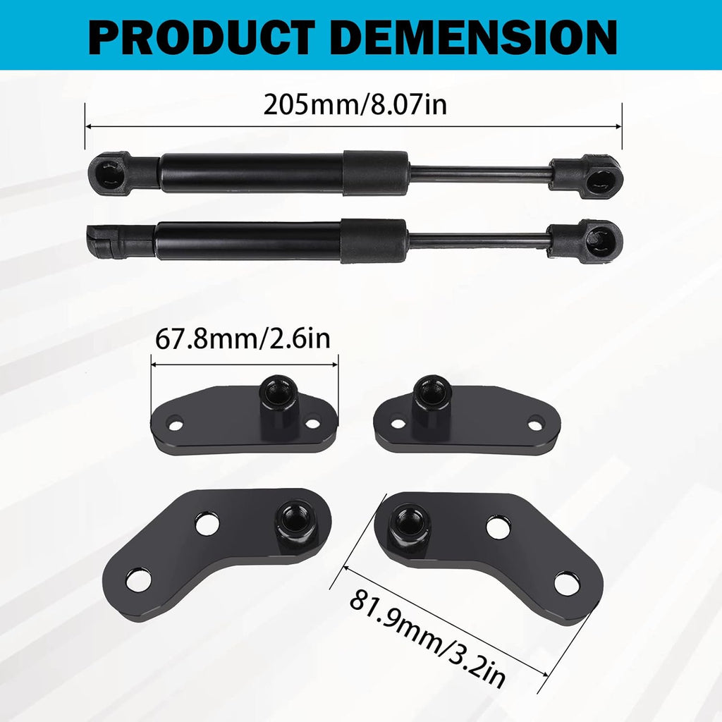 Door Opener Kits Door Shocks Struts Pack of 2 V206131