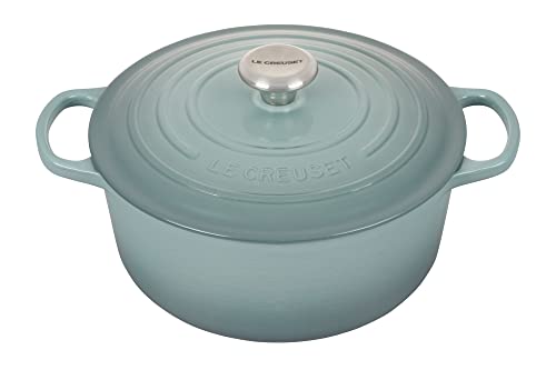 5.5 Quart Enameled Cast Iron Round Dutch Oven with Lid W94682