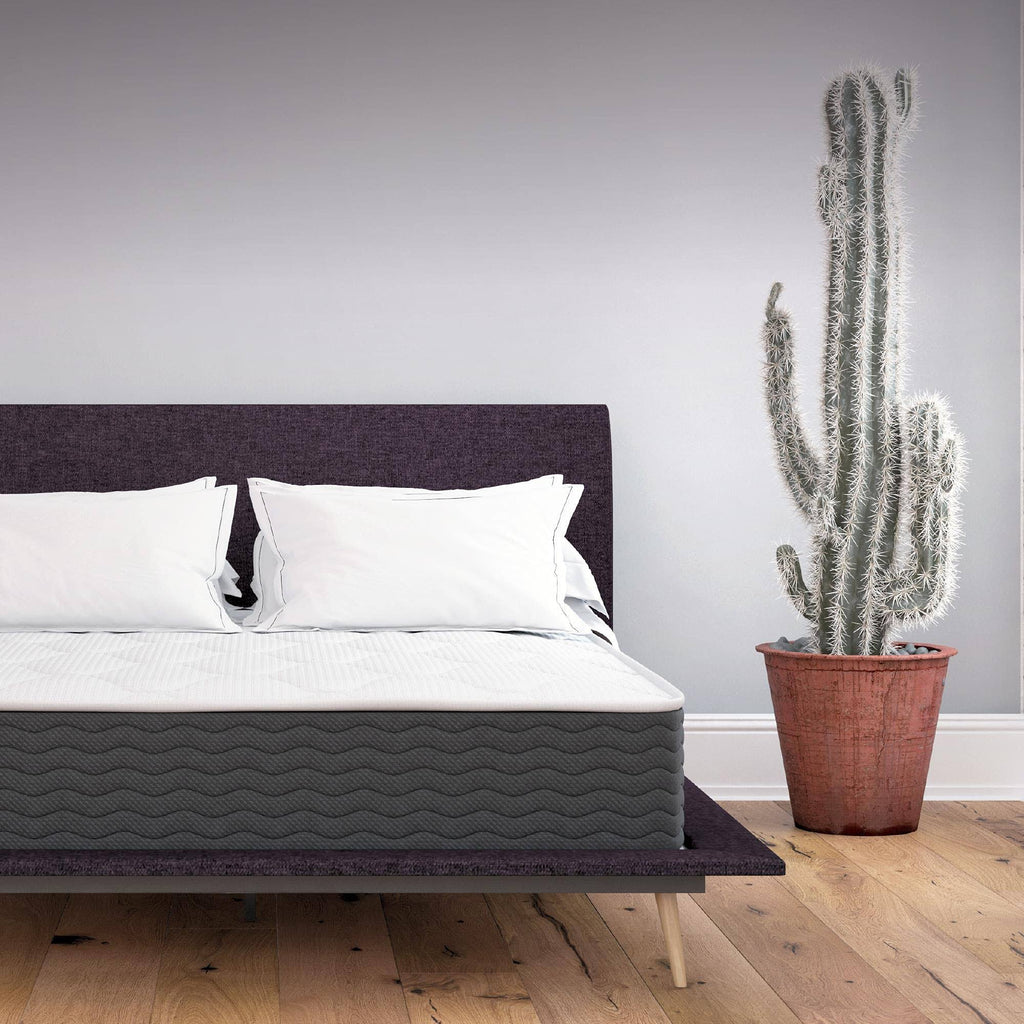 Queen Encased Coil and Memory Foam Hybrid Mattress T9532