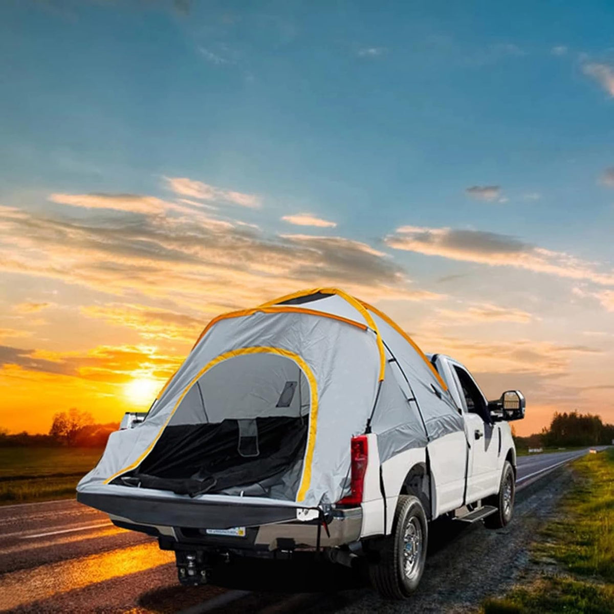 Waterproof Double Layer 2 Person Truck Tent with Carry Bag Y599