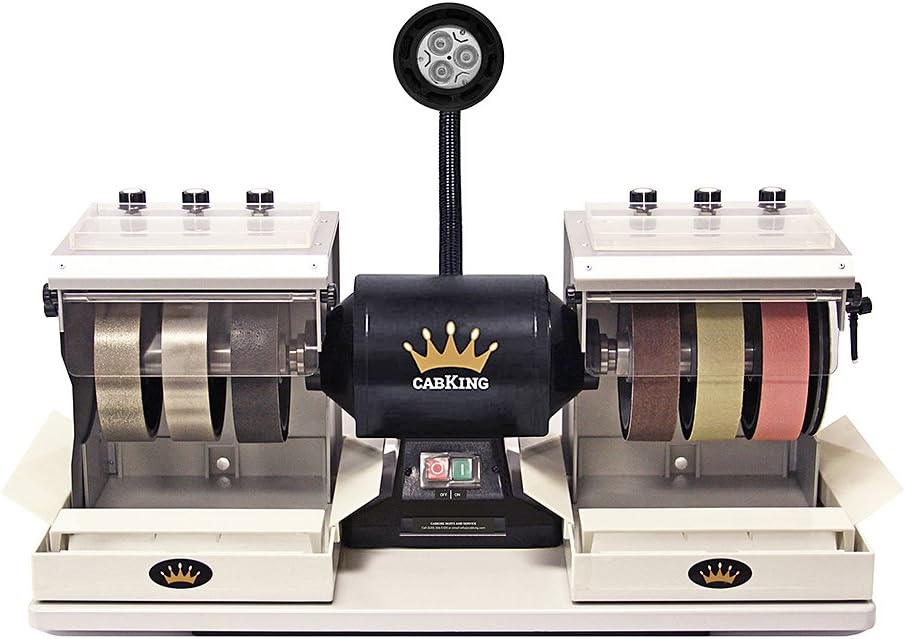 6 Cabbing Machine Lapidary Rock Grinder Polisher L724805