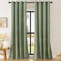 Taupe Velvet Blackout Curtain Panels 96 inches 2 Panels G7097