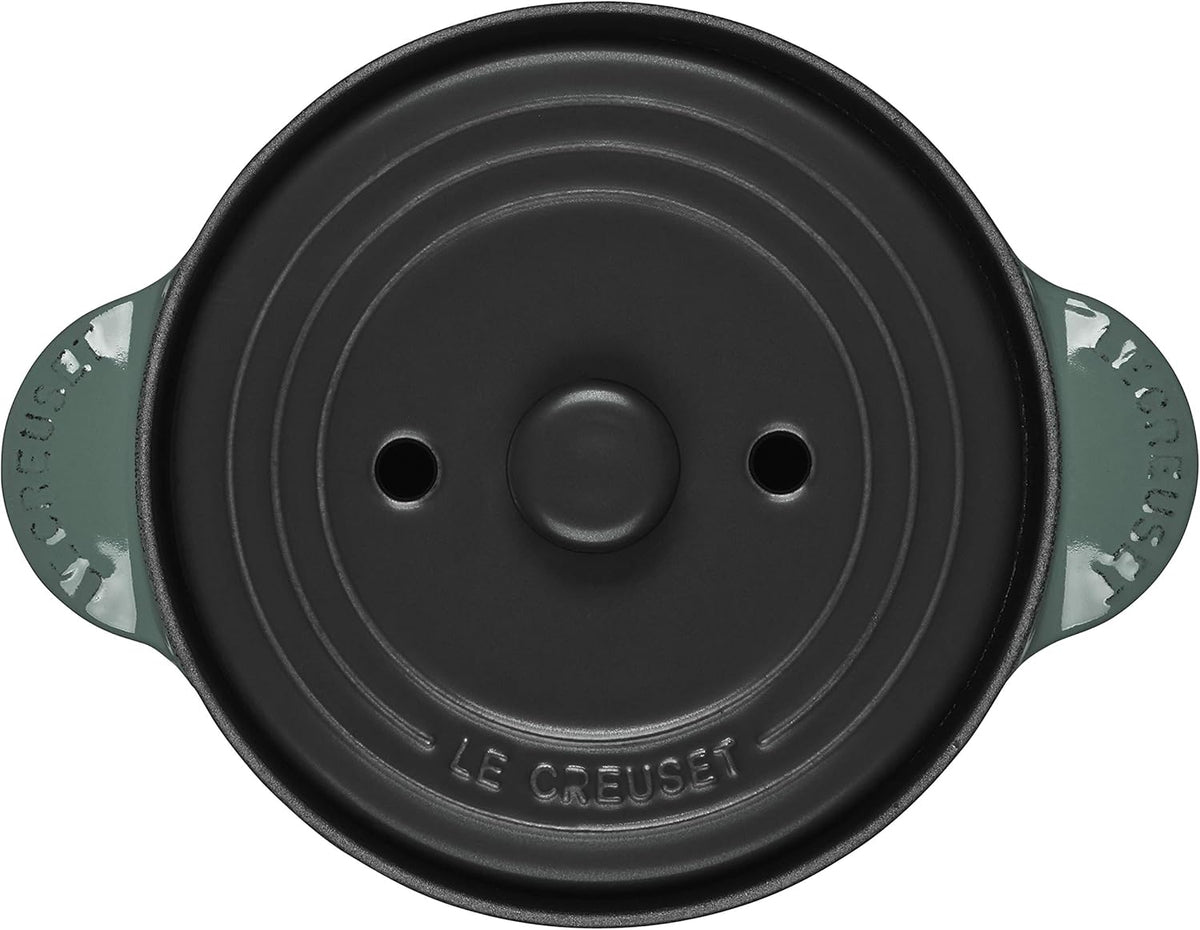 Enameled Cast Iron Rice Pot with Stoneware Insert, 2-1/2-Quart I282