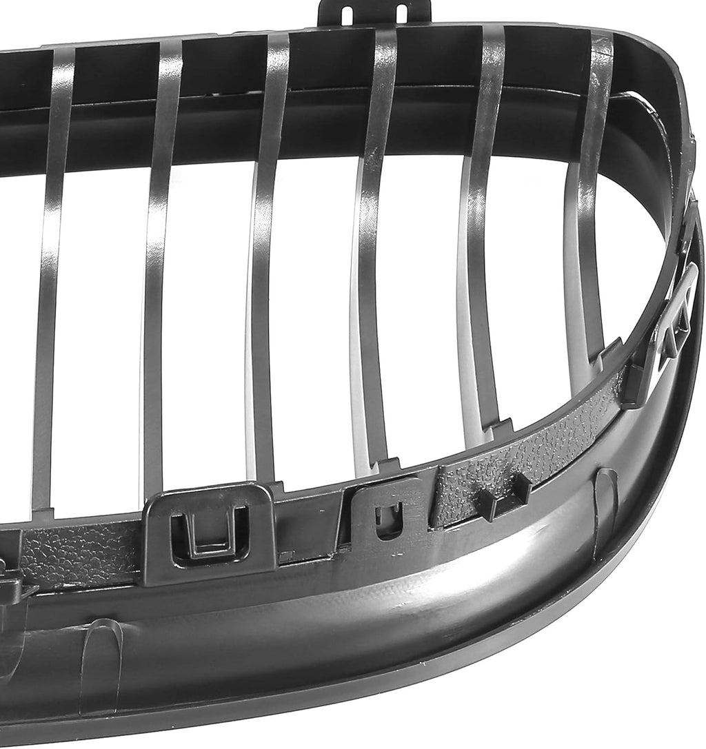 Black ABS Plastic Front Hood Kidney Grille R77978