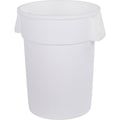 44 Gallon White Trash Can U1344