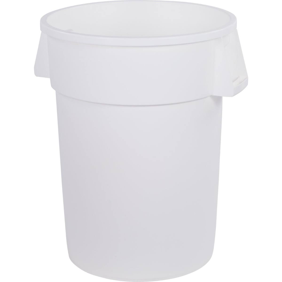 44 Gallon White Trash Can U1344