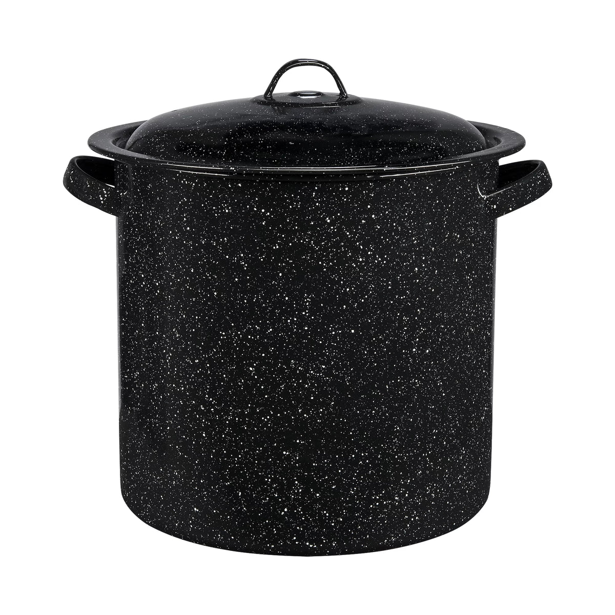 15.5 Qt Enamelware Stock Pot with Lid R648339