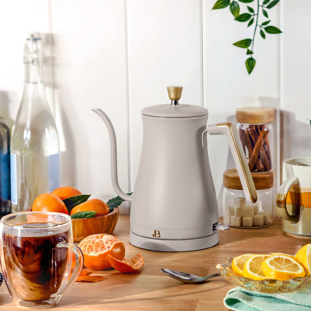 1-Liter Electric Gooseneck Kettle 1200 W Porcini Taupe Z492