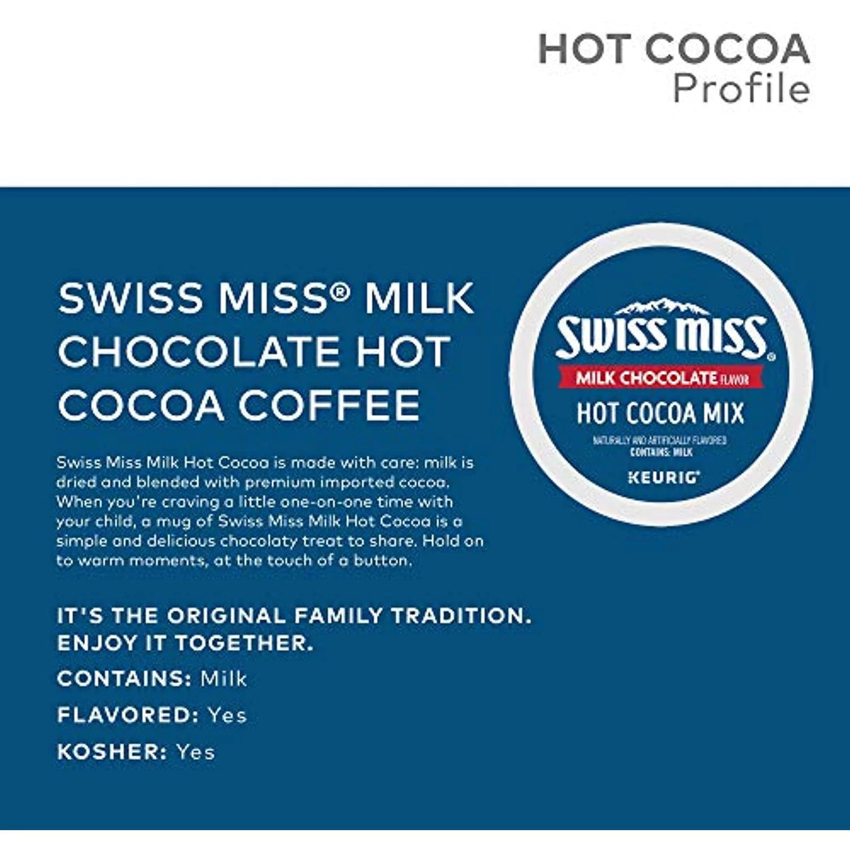 Milk Chocolate Hot Cocoa, 24 Count W4334