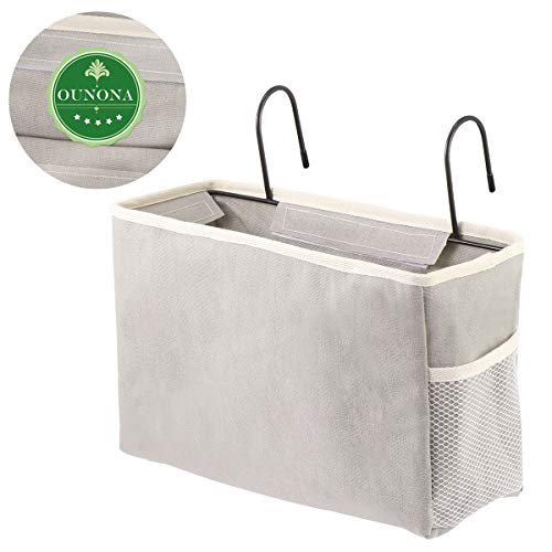Black Hanging Bedside Organizer U526