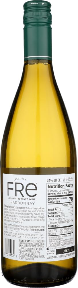 Non-alcoholic Chardonnay Wine 750ml U11181