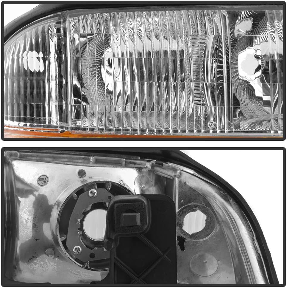 1998-2004 GMC Sonoma Headlights Driver & Passenger Side V32286