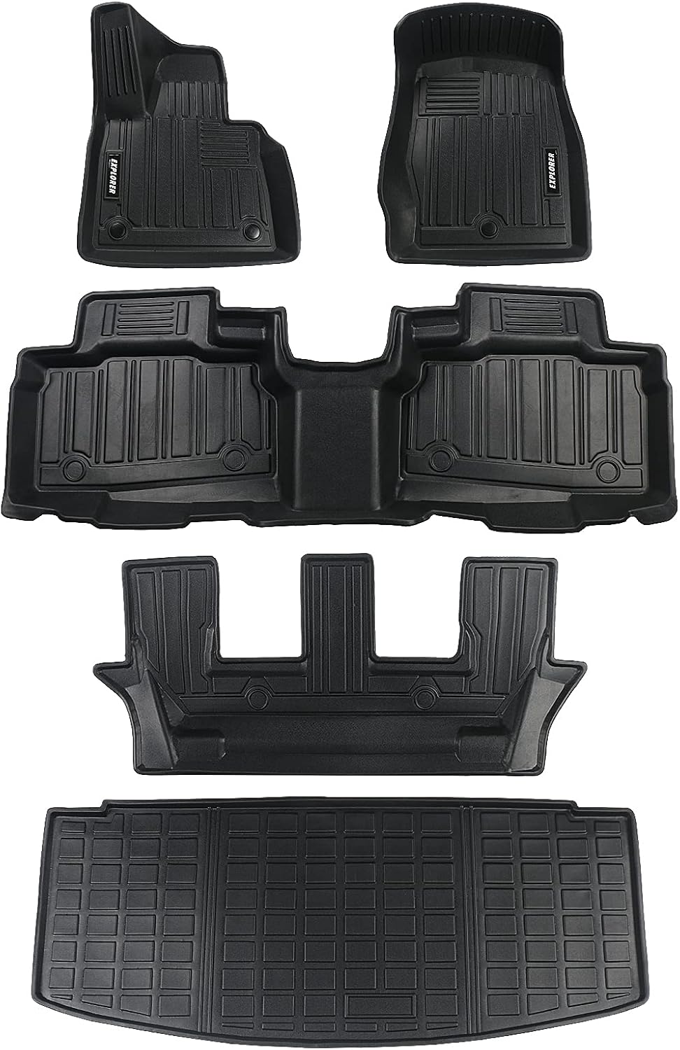 3 Row & Cargo Liner Floor Mats E127830