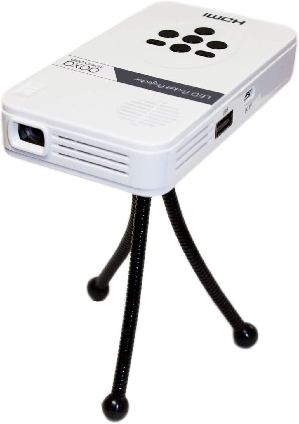 Pico Portable Mini Projector with Built-in Media Player and Speakers H5263