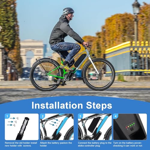 36V 10Ah Lithium Ebike Battery with 2A Charger V7431