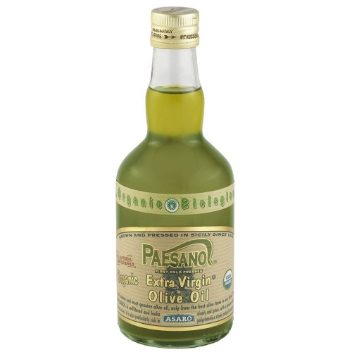 Organic Unfiltered Extra Virgin Olive Oil 33.8 Fl Oz Glass B8123