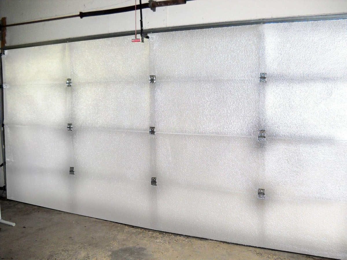 White Poly-Foam Garage Door Insulation Kit V402