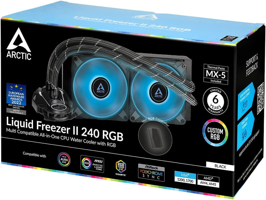 Black 240 RGB AIO Water Cooler Q9248