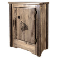 Accent Cabinet with Laser Engraved Wolf Design L98873
